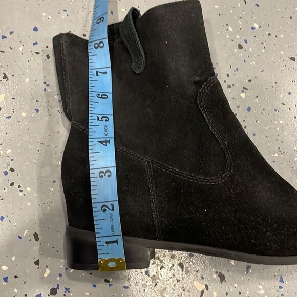 Arezzo Women Genuine Suede Made In Brazil Boots Booties Sz 39‎ US 8.5 Black - Picture 11 of 11